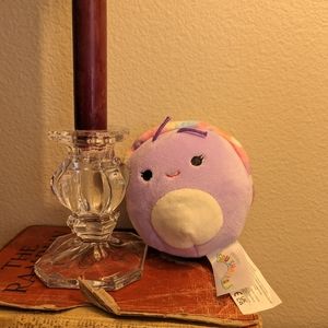 Swerl the snail squishmallow keychain